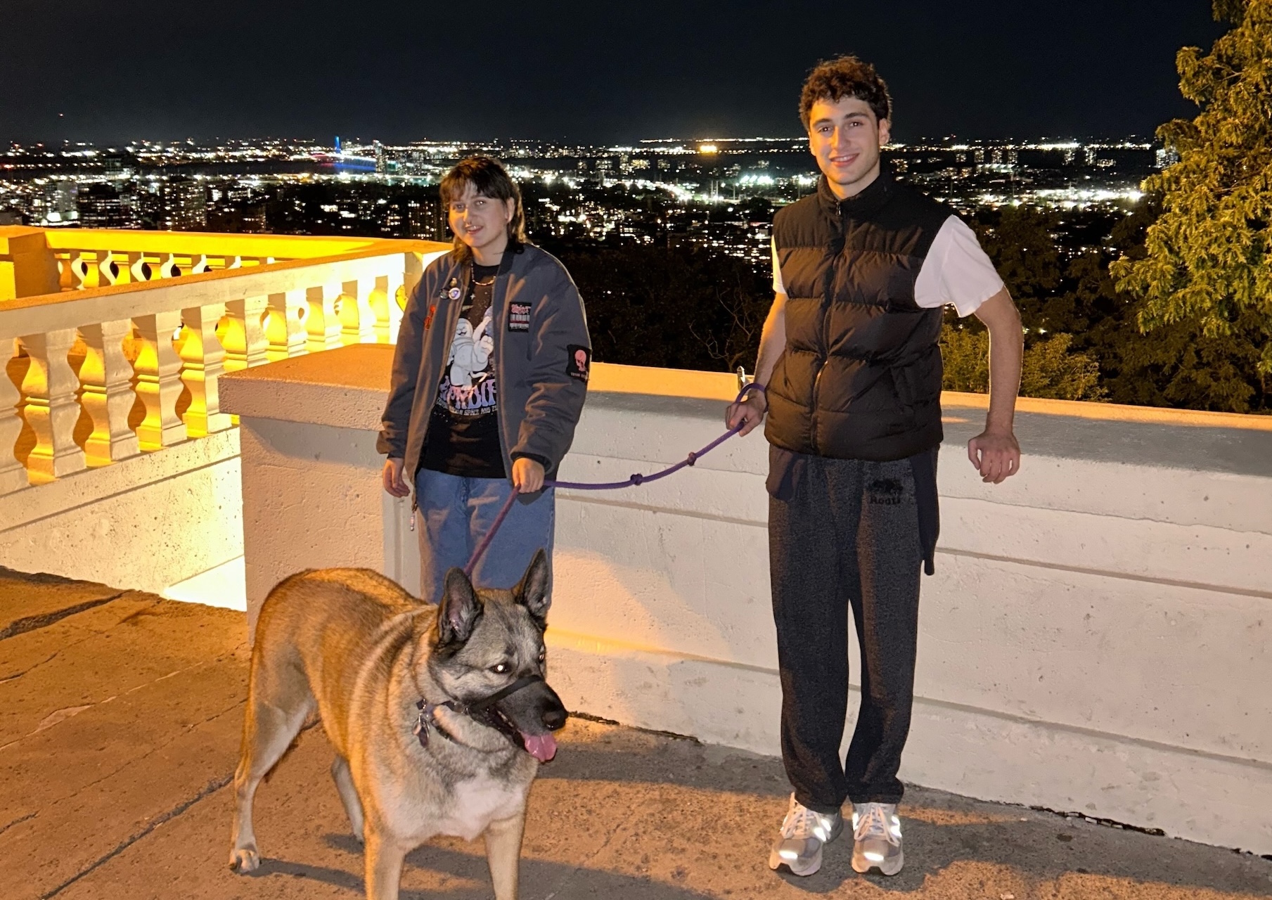 Jake with brother and dog Max